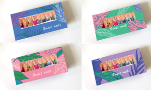 <span class=keywords><strong>Livraison</strong></span> en 7 jours Rose Marbre Luxe Presse sur Ongles Emballage LOGO Personnalisé Nail Art Fenêtre Boîte Magnétique pour Presse sur Ongles - Product Image 6