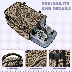 Mochila Deportiva Casual Unisex con Estampado Animal, Mochila de Viaje Impermeable para Portátil, Anti-robo, de Poliéster, con Estampado Personalizado - Product Image 3