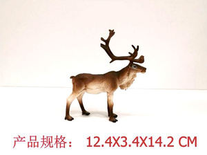 تماثيل حيوانات الغابات لعبة نموذج صلب لعبة حيوانات غابة بلاستيكية - Product Image 2