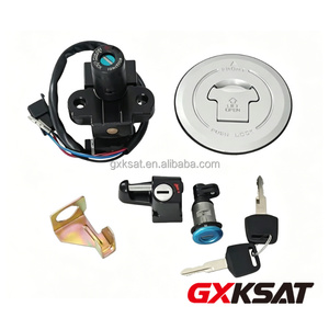 GXKSAT Vente Chaude Pièce Moto : Contacteur de Démarrage et Clé pour <span class=keywords><strong>CBR</strong></span> <span class=keywords><strong>250</strong></span> 500 600 250R - Product Image 2