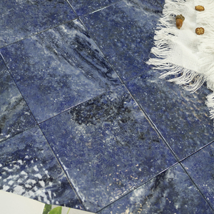 Piastrelle per Piscina in Porcellana Antiscivolo Effetto Pietra di Bali, Mosaico Liscio Opaco Blu Giove 150x150 per Esterni - Product Image 3