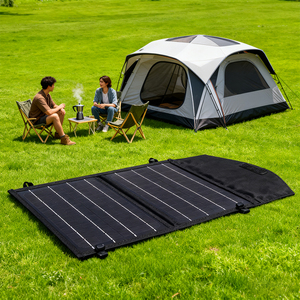 Ensembles de panneaux de générateur solaire 15w pliables Panneaux solaires pliables pour centrale électrique Panneau solaire portable - Product Image 1