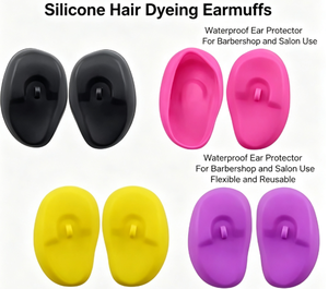 Protector de Orejas de Silicona para Teñir el Cabello, Resistente al Agua y al Calor, para Peluquería, Salón de Belleza, Tinte, Permanente y Lavado de Cabello - Product Image 3