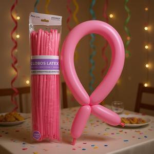 Party Love Latex <b>Balloons</b> 260s Pink 50pcs Pack For Birthday Decoration - Product Image 2