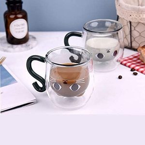 แก้วกาแฟสองชั้นทนความร้อนทนต่อความร้อนสูงแก้วลายแมวคิตตี้ดีไซน์น่ารักเป็นมิตรกับสิ่งแวดล้อม - Product Image 6