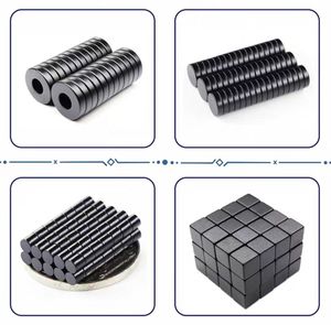 Disco de imán fuerte de alto rendimiento N35 N38 N45 N52 imán de neodimio epoxi negro impermeable redondo plano Delgado Iman para industriales - Product Image 6