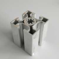 Profils d'extrusion en aluminium sur mesure OEM, pièces d'extrusion en aluminium industriel série 4040 sur mesure