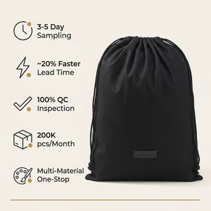 Bolsa de Algodón de Lujo Personalizada, Reutilizable y Duradera con Cordón para Guardar Bolsos y Zapatos, con Logotipo, Directo de Fábrica, Ecológica - Product Image 3