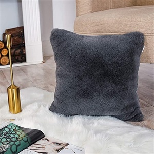 OEKO-TEX Mignon Canapé En Plein Air Salon Décor À La Maison Oreiller Multi couleur Faux De Fourrure De Lapin <span class=keywords><strong>Coussin</strong></span> - Product Image 4