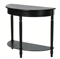 Table console de salon moderne semi-circulaire en bois de style ferme Table console Table en bois pour salon