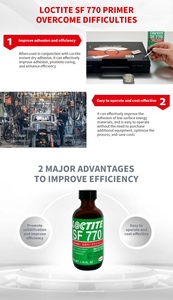 Wholesale Industrial Improve <strong>Adhesive</strong> Strength Silicone Surface Treatment Agent Loctite Sf 770 <strong>Adhesive</strong> Promoter Primer