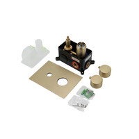 Mitigeur de douche thermostatique avec inverseur, mitigeur de douche mural encastré en acier inoxydable