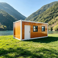 Maison conteneur modulaire préfabriquée isolée de 10 pieds pour logement du personnel, bureau de chantier, résidence portable, en kit