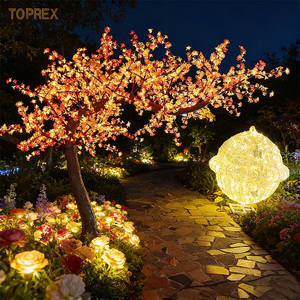 Árbol <span class=keywords><strong>de</strong></span> Bienvenida LED <span class=keywords><strong>de</strong></span> 220 cm, Resistente, <span class=keywords><strong>de</strong></span> Alta Calidad, Impermeable para Exteriores, Diseño <span class=keywords><strong>de</strong></span> Flor <span class=keywords><strong>de</strong></span> Cerezo, <span class=keywords><strong>Material</strong></span> Plástico, Aspecto Natural para Jardín - Product Image 1