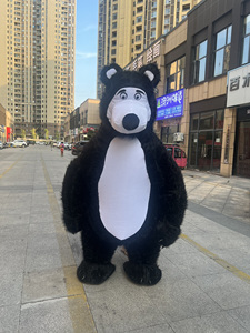 Mascotte Gonfiabile <span class=keywords><strong>Orso</strong></span> <span class=keywords><strong>Masha</strong></span>, Costume in Peluche Personalizzato, Unisex per Adulti, Cosplay Anime, Natale - Product Image 3