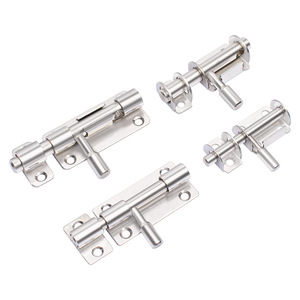 Loquet de porte en acier inoxydable 304 Jin Aoding, fixation gauche/droite, loquet solide pour portes de sécurité en bois - Product Image 5
