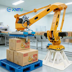<span class=keywords><strong>Robot</strong></span> de palettisation automatisé contrôlé par PLC avec une capacité de charge élevée pour l'emballage en fin de ligne, haute qualité, faible coût, facile à utiliser - Product Image 2