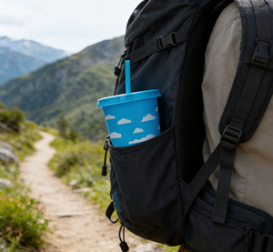 Vaso Transparente Reutilizable con Tapa y Pajita, Diseño de Nubes, para Café Helado, <span class=keywords><strong>Agua</strong></span>, Viajes, Fiestas, Vaso de Plástico - Product Image 4