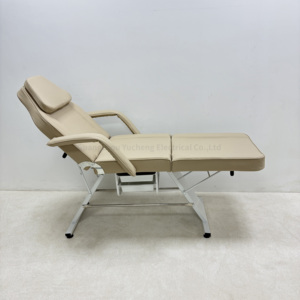 Conjunto Moderno y Duradero de Muebles de Cuero para Salón de Belleza con Camilla, Taburete, Carrito Facial, Camilla para Spa y Silla de Tatuajes - Product Image 2