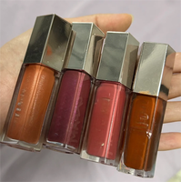 Brillo Labial Cremoso Riri de Larga Duración, Lápiz Labial para Principiantes con Alto Brillo y Perla Hidratante, Clásico y Elegante