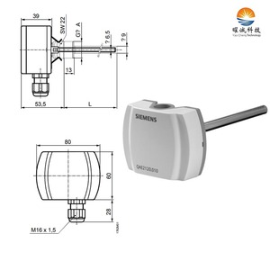 Capteur de température passif <span class=keywords><strong>Siemens</strong></span> OEM IP54, longueur d'immersion 150 mm, <span class=keywords><strong>Pt1000</strong></span> T1 -30~+130, capteur de température pour système d'eau CVC - Product Image 3