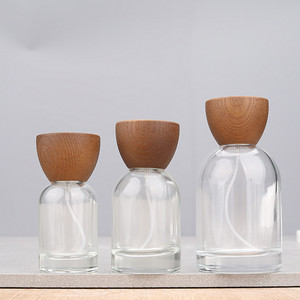 Botella de Perfume de Vidrio de Alta Calidad, 30ml 50ml, Recargable, Portátil, Tamaño de Viaje, Elegante, Frasco de Muestra Cosmética Vacío para Damas - Product Image 2