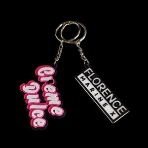 Design 2024 New OEM Custom logo Simulation 3D Keychains Can Shape Key Holders to Give Mini Gifts with Letter Pvc Keychains - Product Image 2