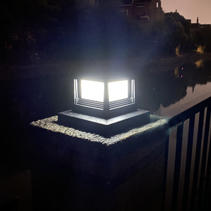 Luces LED Solares para Postes, Luces Decorativas para Cercas, Pilares y Terrazas, Compatibles con Postes de <span class=keywords><strong>Madera</strong></span> de 4x4, 5x5 o <span class=keywords><strong>6x6</strong></span> para Jardín y Patio - Product Image 5