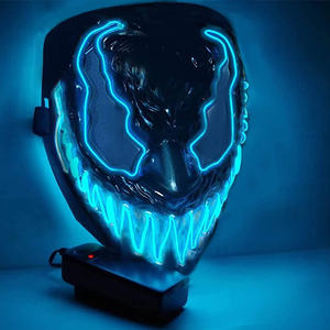 2023 <span class=keywords><strong>Halloween</strong></span> LED <span class=keywords><strong>masque</strong></span> en ligne Offre Spéciale <span class=keywords><strong>masque</strong></span> lumineux lumière froide <span class=keywords><strong>Halloween</strong></span> <span class=keywords><strong>peur</strong></span> noir sanglant horreur fête <span class=keywords><strong>masque</strong></span> usine - Product Image 3