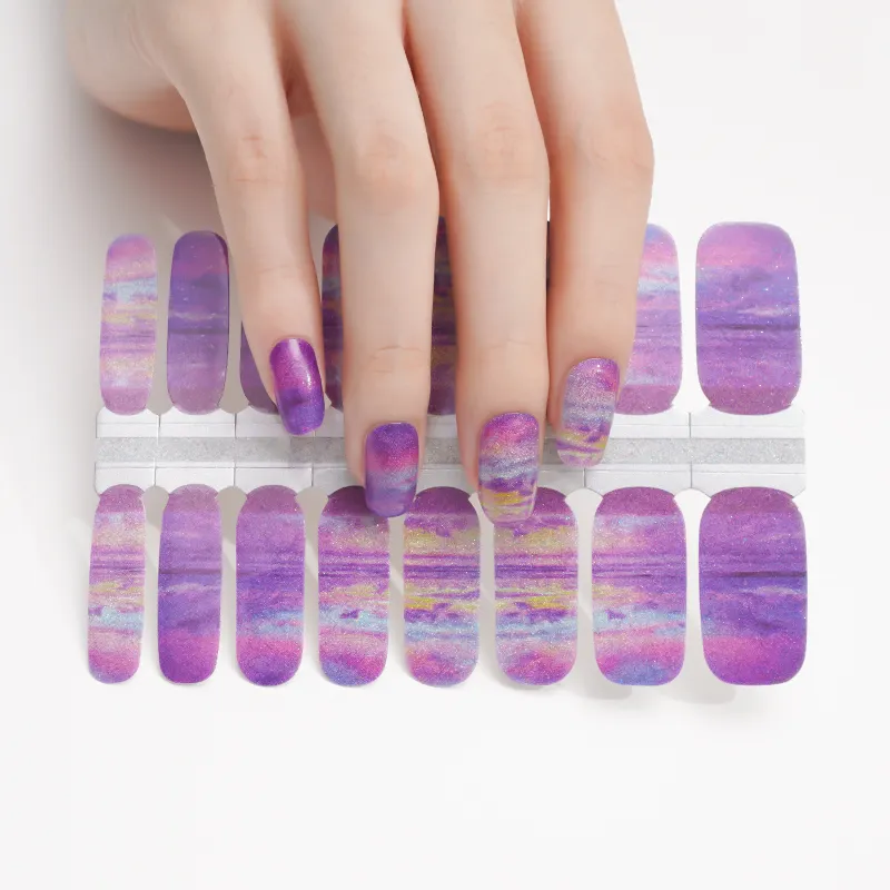 Fabrik preis beste verkäufer benutzerdefinierte maniküre pediküre nail art design ombre nagellack wraps