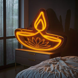 Ücretsiz tasarım kaplan tavşan <span class=keywords><strong>Neon</strong></span> doğrudan satış festivali parti Styling işık işaretleri manzara işıkları mutlu Diwali özel <span class=keywords><strong>Neon</strong></span> ışıkları - Product Image 5