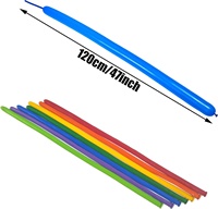 DAMAI Coloré Long Maigre Latex Ballons pour Ballons Animaux Ballons de Qualité Supérieure pour Débutant Enfant Carnavals Party Decoar