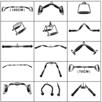 Gran oferta de fábrica, accesorio de máquina de Cable extraíble, accesorios para gimnasio, Fitness, entrenamiento con pesas, barra extraíble Lat