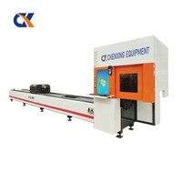 Machine de découpe laser à fibre CNC multifonctionnelle à 5 axes AI de refroidissement par eau pour tubes métalliques carrés/ronds/ovales