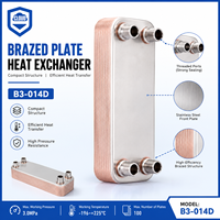 Échangeur de chaleur à plaques brasées haute efficacité pour systèmes de chauffage et de refroidissement industriels HVAC, conception compacte, construction en acier inoxydable