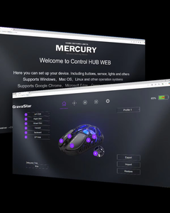 Ratón Inalámbrico para Juegos GravaStar Mercury X Pro RGB, Sensor PAW3950, 32000 DPI, Frecuencia de Actualización de 8000 Hz, Ultraligero de 49 g - Product Image 5