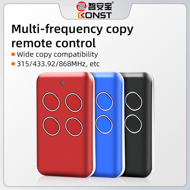 Universal 433MHz Remote Duplicator Compatible with Most Fixed Code & Mainstream Rolling Code Gate Brands CAME BFT DOORHAN