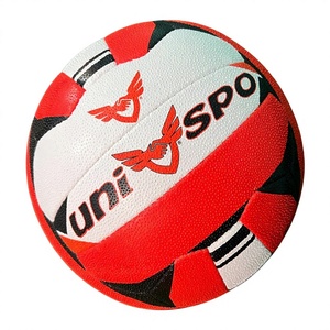 Partido oficial Netball Ball Partido oficial de alto grado Netball totalmente cosido a mano equipado con vejiga - Product Image 1