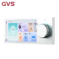 Panel Ekstensi KNX S7 Rotary dengan Kamera, Aksesori 4 Tombol Hitam Putih untuk Panel Sentuh Pintar S7