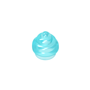 [Gobricks] GDS-90098 bán buôn xây dựng khối bộ phận tấm tròn 1x1 swirled TOP/Poo 53119 406577 - Product Image 3