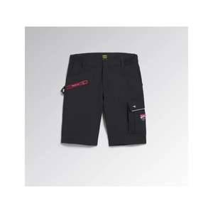 DIADORA UTILITY - 702.180070-80013/M DUCATI CORSE custom Bermuda en nylon stretch Noir-PANTALON DE TRAVAIL EAN 8053607264155 - Product Image 1