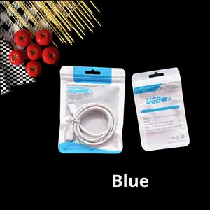 Self-Adhesive <strong>OPP</strong> Poly Ziplock Plastic <strong>Bag</strong> for Earphone Accessories &amp; USB Cable Storage Zipper <strong>Bag</strong> Packaging Mylar Packaging <strong>Bag</strong> - Product Image 2