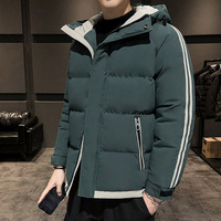 Veste d'hiver pour homme à fermeture éclair, épaisse, à col à capuche, grande taille, décontractée, urbaine, doudoune, très demandée