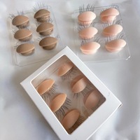 Fournisseur de cils Tête de mannequin de cils Paupières de remplacement Paupières d'entraînement amovibles en silicone pour cils