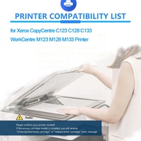 Para Xerox CopyCentre 133 C123 C128 Cartucho de tóner de impresora M123 M128 Cartucho de tóner 006R01184 6R1184 Cartucho de tóner compatible