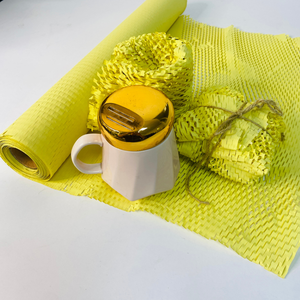 Vente directe de rouleaux de papier kraft de luxe en nid d'abeille de pâte recyclée pour l'impression directement du fabricant - Product Image 1