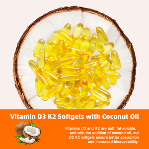 Supporto immunitario <span class=keywords><strong>D3</strong></span> 1000 IU K2 200MCG <span class=keywords><strong>integratore</strong></span> alimentare <span class=keywords><strong>D3</strong></span> K2 Softgel capsula - Product Image 6