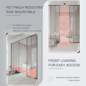 Yoursensor YS021, Mini Sensor infrarrojo inalámbrico para mascotas, abridor de puerta resistente a pellizcos con montaje lateral, evita el atrapamiento de mascotas - Product Image 6