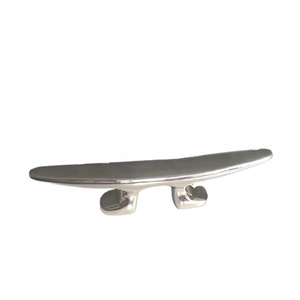 Cleat de cordage marin en acier inoxydable 316, corne de 200 mm, goujons, écrous, amarrage, bitt, quai, cleats de pont, accessoires de bateau de yacht - Product Image 1