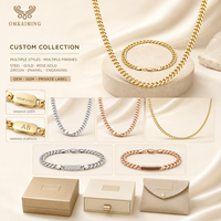 Collier cubain personnalisé en acier inoxydable de 8 mm et 24 pouces, plaqué or PVD, fabricant de bijoux OEM ODM, collier cubain